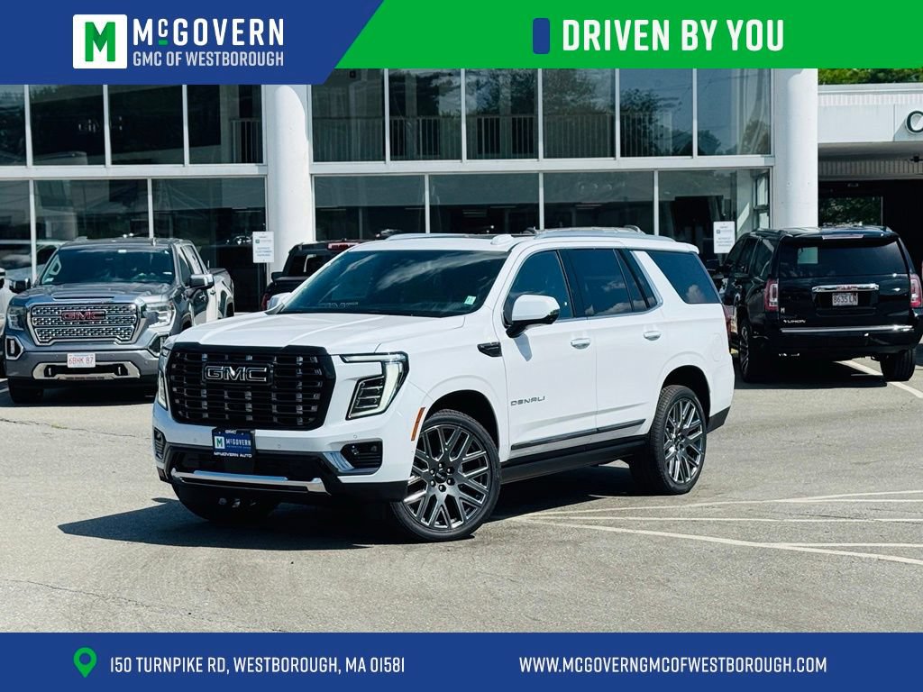 Glacier White Tricoat 2026 GMC Yukon SUV / Crossover Four-Wheel Drive Automatic