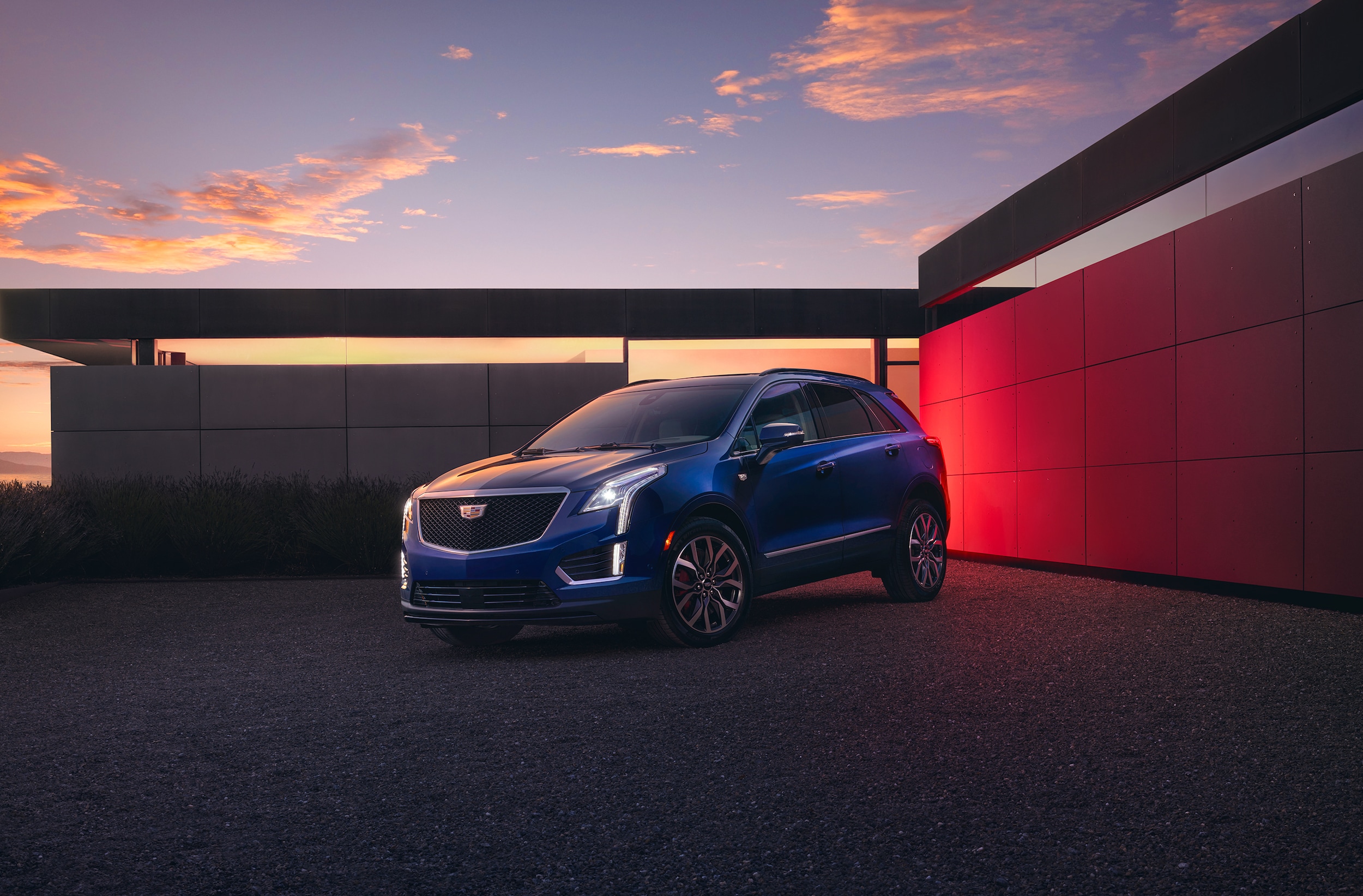Cadillac XT5 parked at home