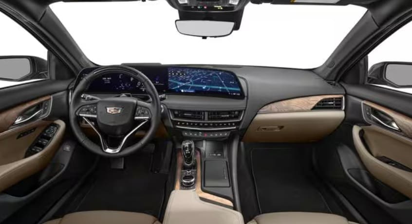  Cadillac CT5 interior and technology