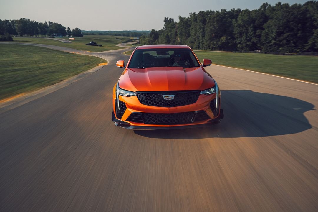 Orange 2026 Cadillac CT4-V