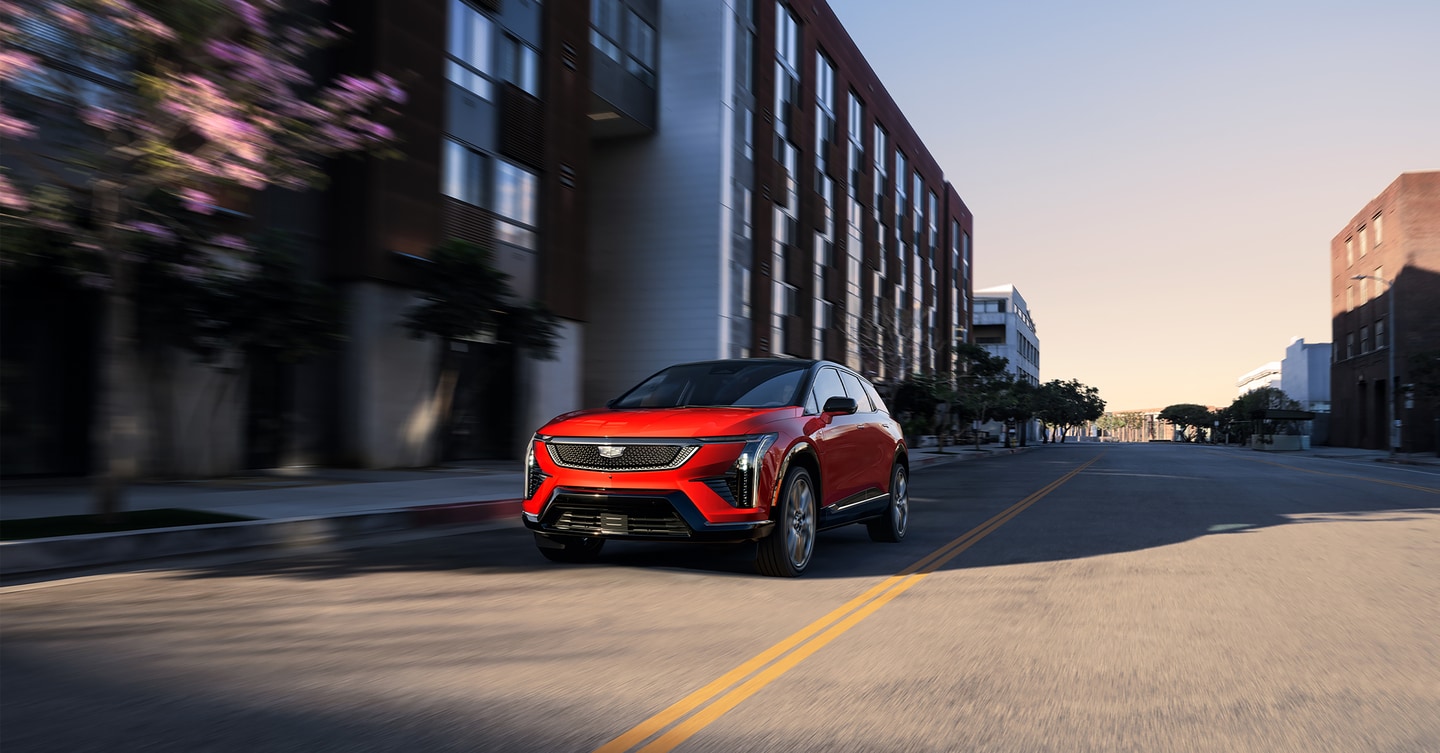  2026 Cadillac OPTIQ on the road