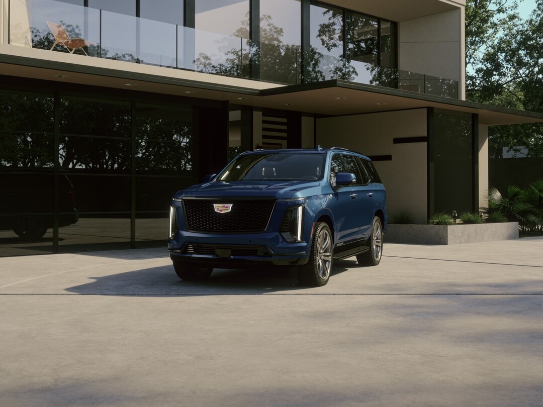 Blue 2025 Cadillac Escalade