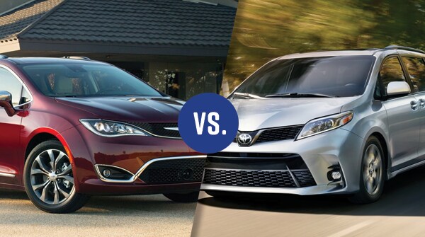 Comparison: 2018 Chrysler Pacifica vs 2018 Toyota Sienna