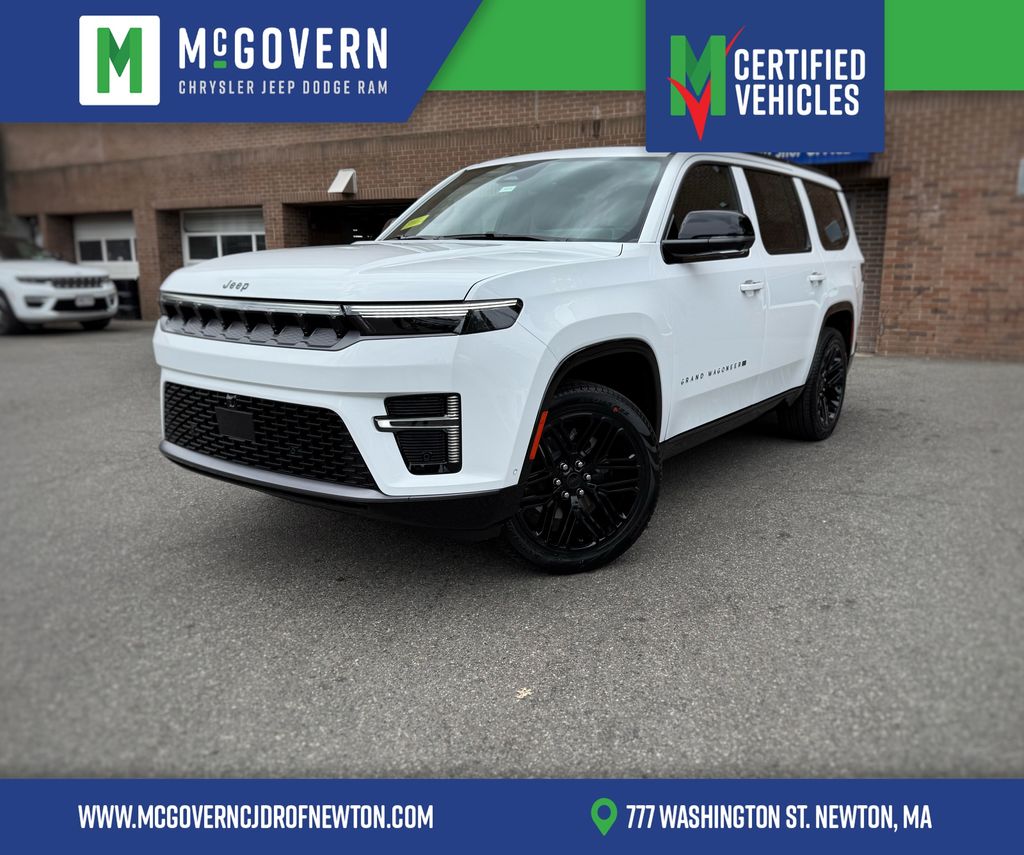 Bright White Clearcoat 2026 Jeep Grand Wagoneer SUV / Crossover Four-Wheel Drive 8-Speed Automatic
