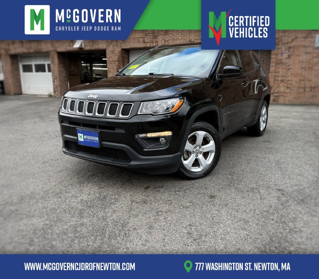 Used 2021 Jeep Compass Latitude with VIN 3C4NJDBB6MT562017 for sale in Newton, MA