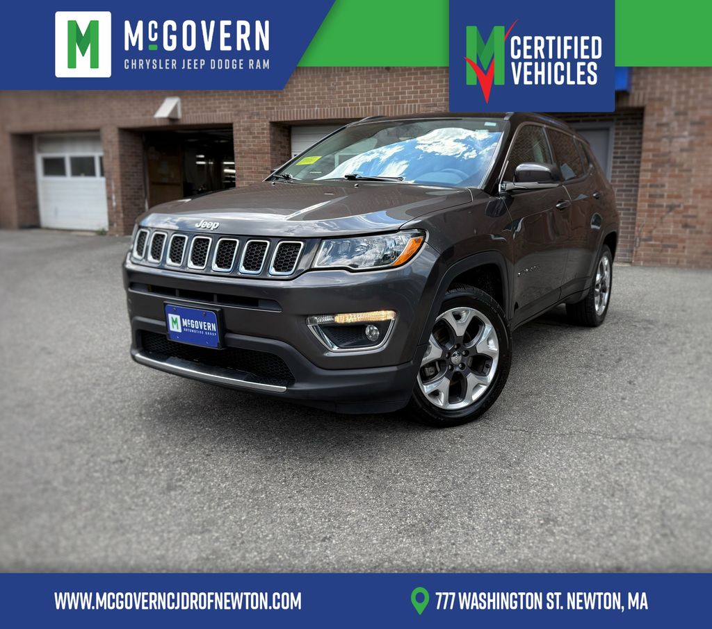Used 2020 Jeep Compass Limited with VIN 3C4NJDCB4LT204038 for sale in Newton, MA