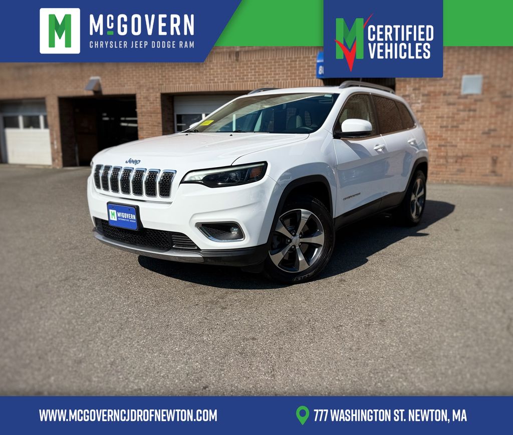 Used 2019 Jeep Cherokee Limited with VIN 1C4PJMDX9KD134706 for sale in Newton, MA