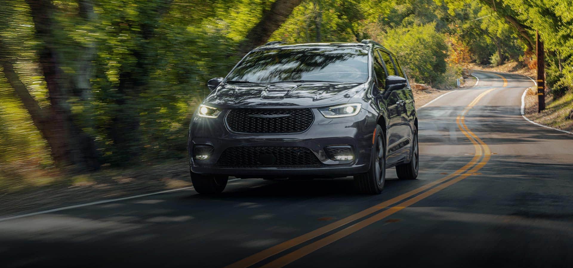 2026 Chrysler Pacifica on the highway