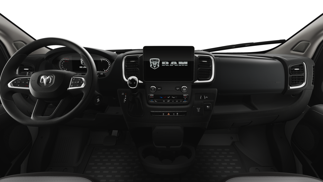 Ram ProMaster dashboard view