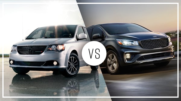 Comparison: 2019 Dodge Grand Caravan vs 2019 Kia Sedona