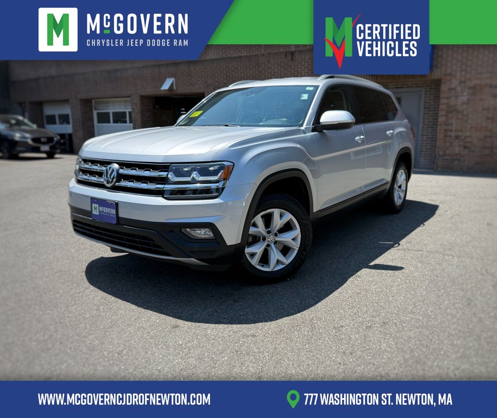 Used 2018 Volkswagen Atlas SE with VIN 1V2KR2CA3JC560124 for sale in Newton, MA