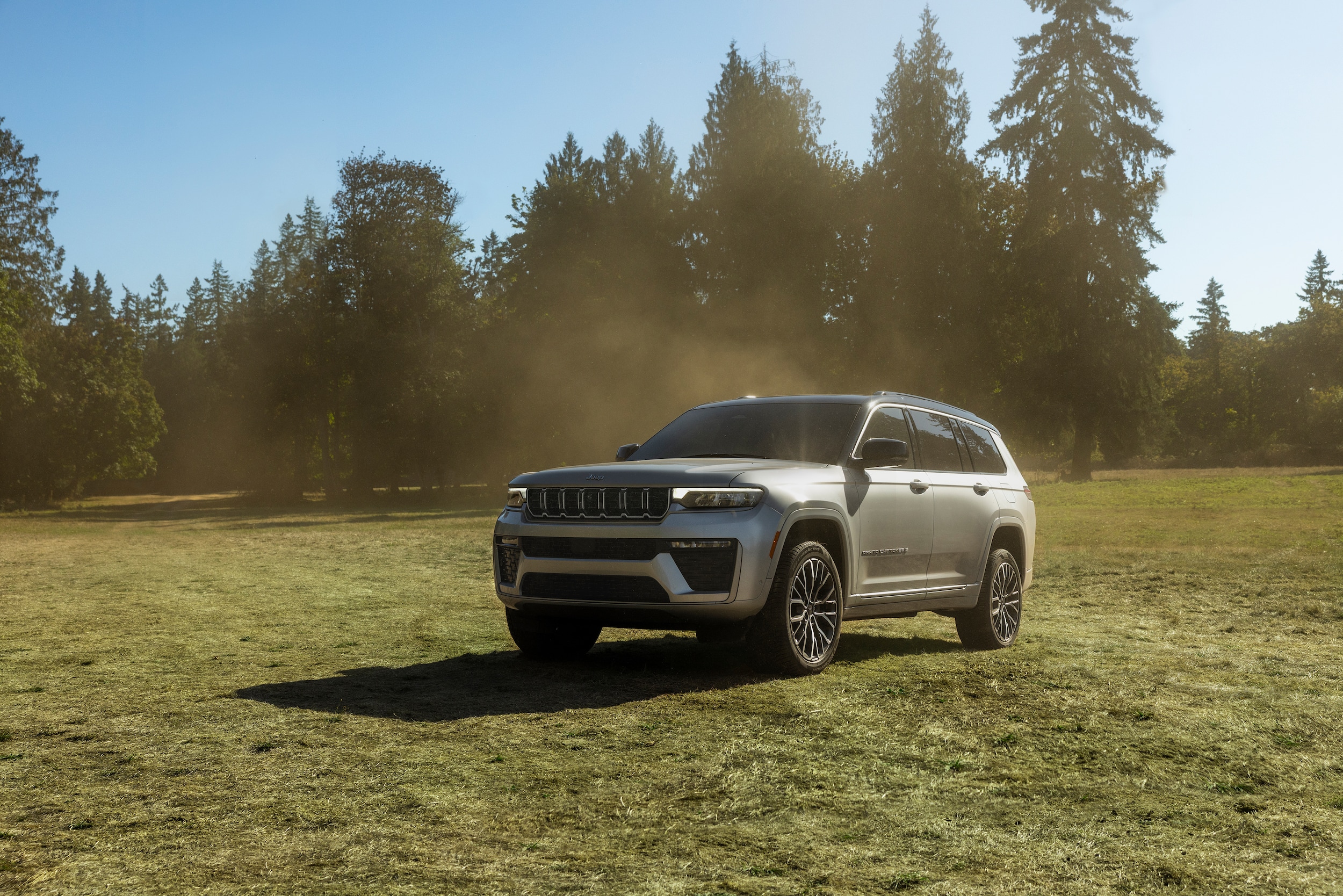  2026 Jeep Grand Cherokee in a field