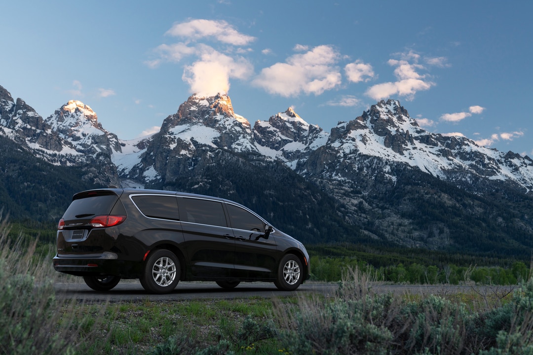 2026 Chrysler Voyager driving in mountains