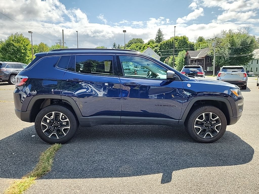 Used 2021 Jeep Compass Trailhawk with VIN 3C4NJDDB5MT589075 for sale in Greenfield, MA