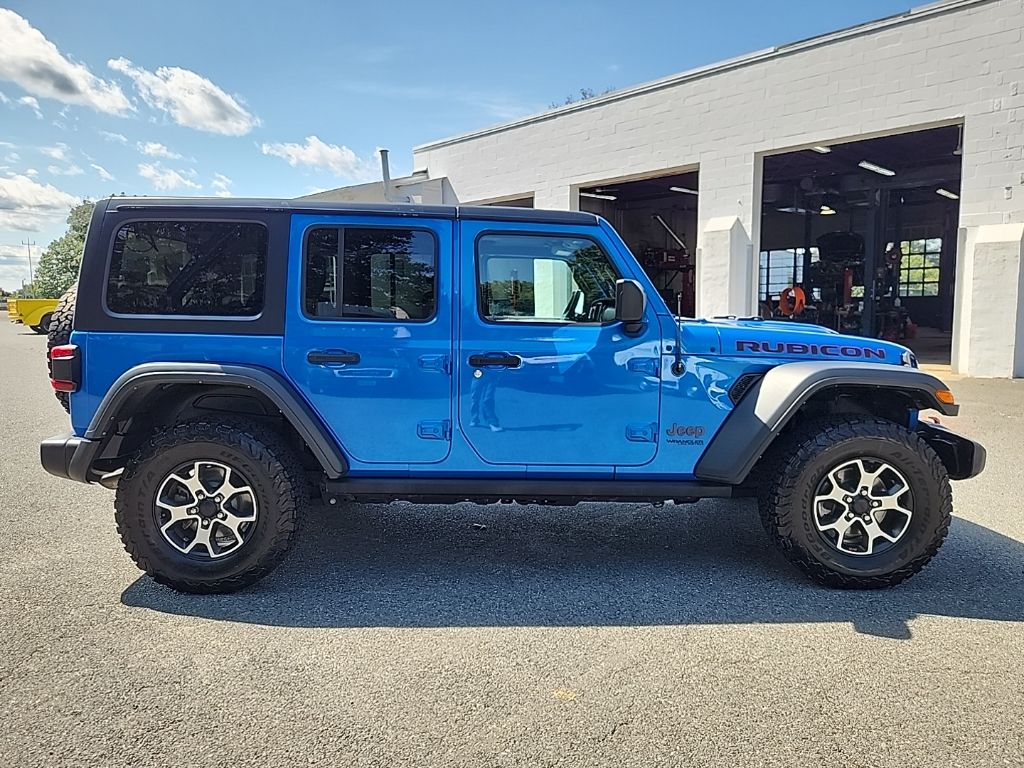 Used 2021 Jeep Wrangler Unlimited Rubicon with VIN 1C4HJXFN5MW701308 for sale in Greenfield, MA