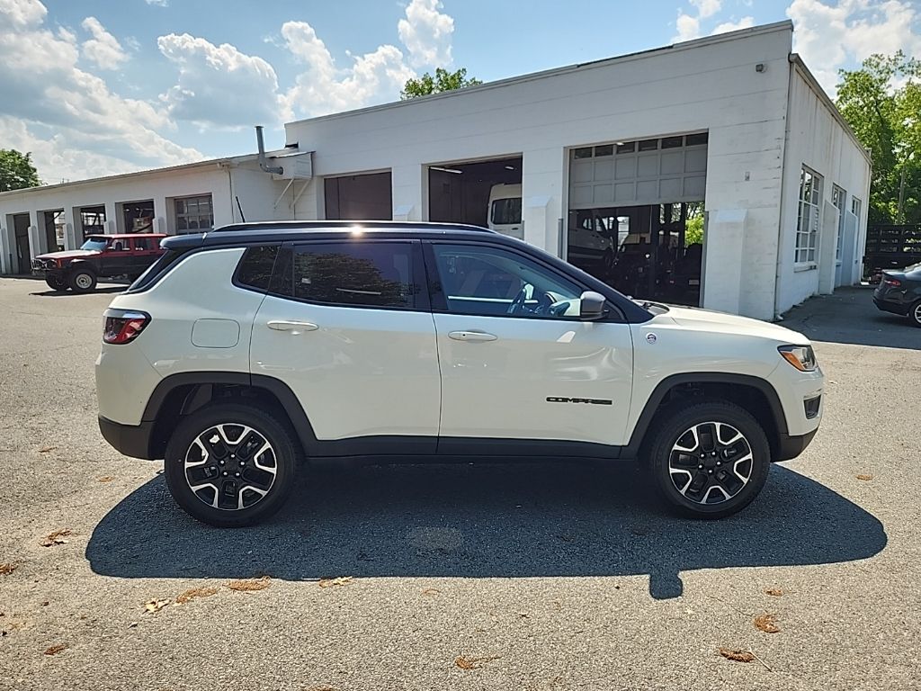 Used 2021 Jeep Compass Trailhawk with VIN 3C4NJDDB8MT600764 for sale in Greenfield, MA