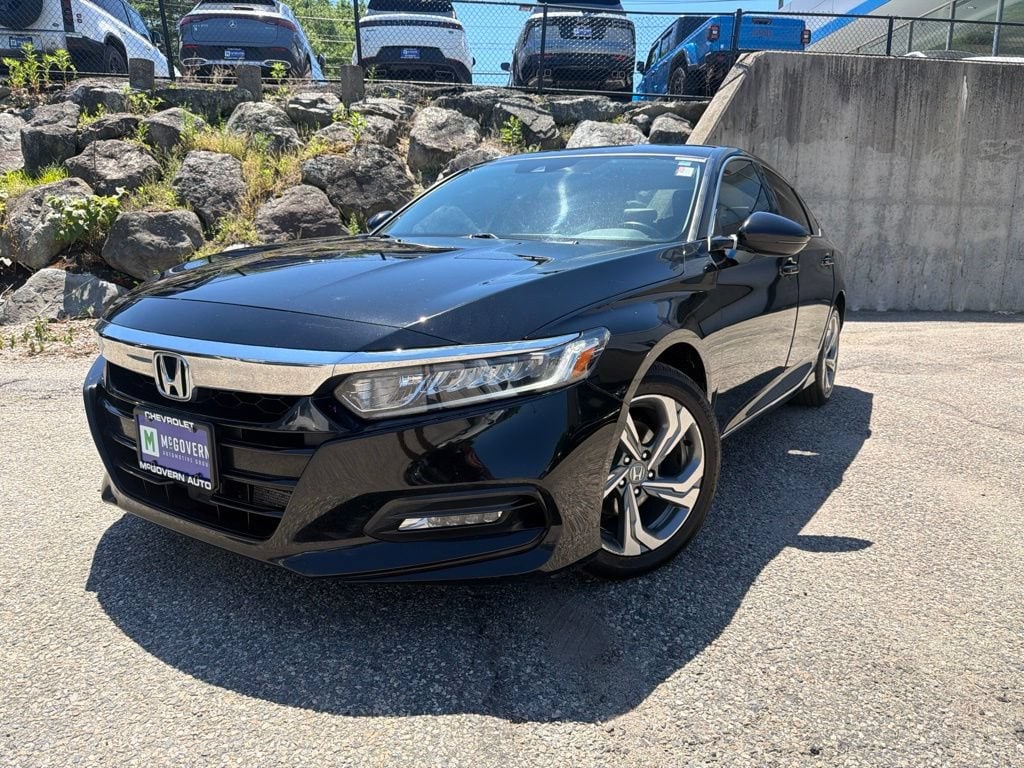Used 2019 Honda Accord EX-L with VIN 1HGCV1F54KA167841 for sale in Arlington, MA