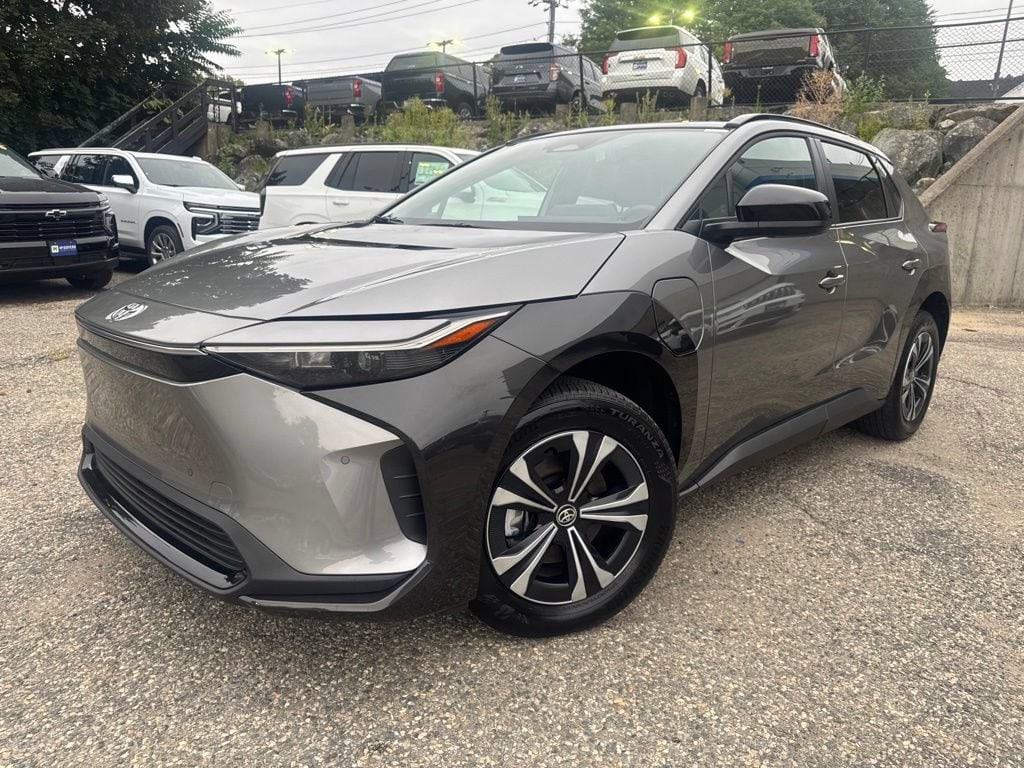 Used 2025 Toyota bZ4X XLE with VIN JTMABACA5SA093023 for sale in Arlington, MA