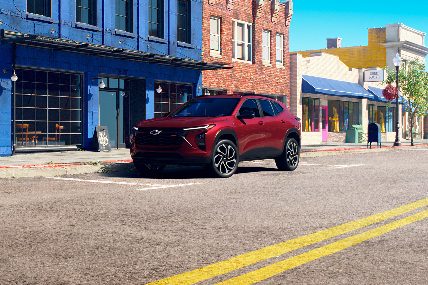 2026 Chevrolet Trax parked in town