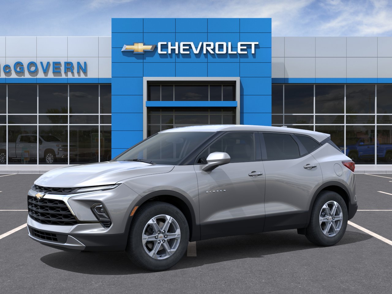 Sterling Gray Metallic 2026 Chevrolet Blazer SUV / Crossover 9-Speed Automatic Overdrive