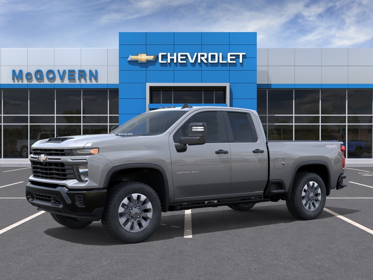 Sterling Gray Metallic 2026 Chevrolet Silverado 2500HD Pickup Truck Four-Wheel Drive Automatic