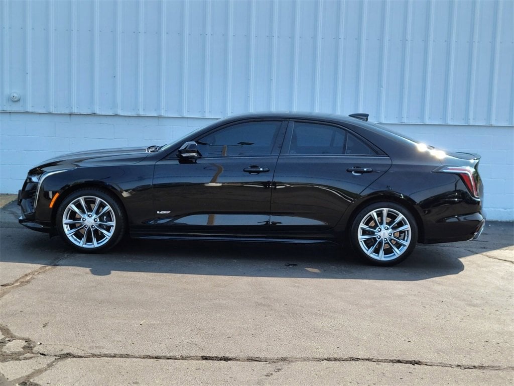 Used 2023 Cadillac CT4 V-Series with VIN 1G6DH5RL5P0106610 for sale in Plymouth, MA