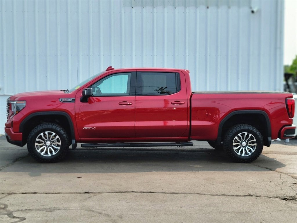 Used 2023 GMC Sierra 1500 AT4 with VIN 1GTUUEEL0PZ165297 for sale in Plymouth, MA