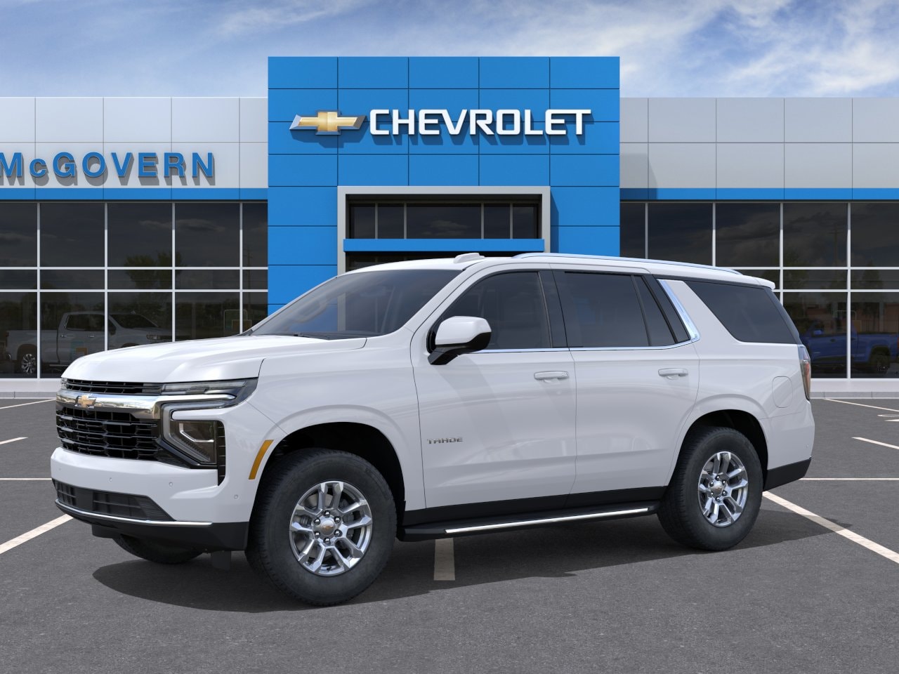 Summit White 2026 Chevrolet Tahoe SUV / Crossover Four-Wheel Drive Automatic