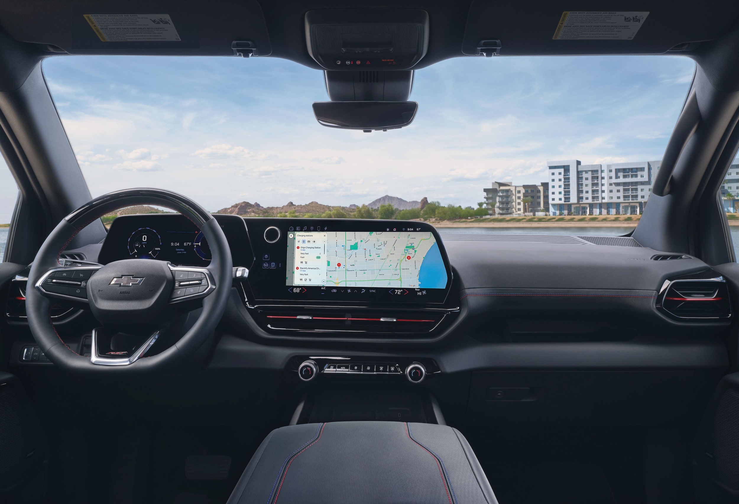  Chevrolet Silverado EV touchscreen