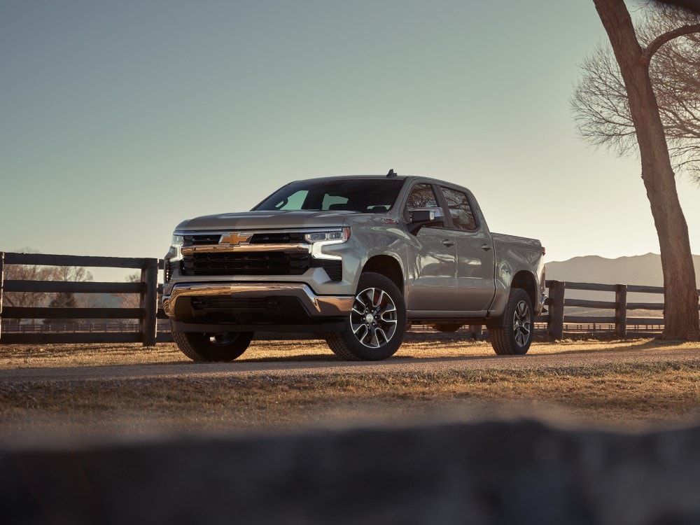  2026 Chevrolet Silverado 1500 on a farm