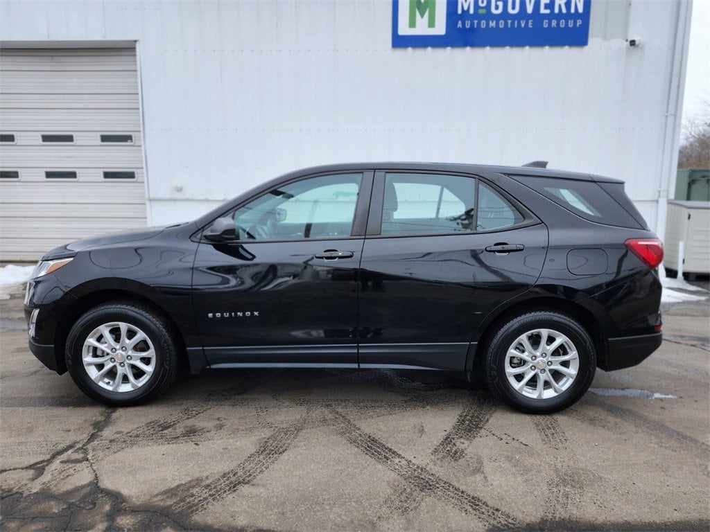 Used 2021 Chevrolet Equinox LS with VIN 2GNAXSEV8M6136106 for sale in Plymouth, MA