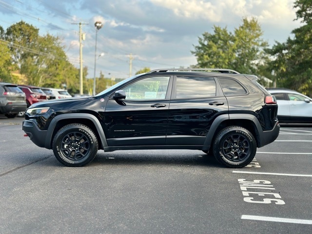 Used 2021 Jeep Cherokee Trailhawk with VIN 1C4PJMBX1MD210537 for sale in Acton, MA