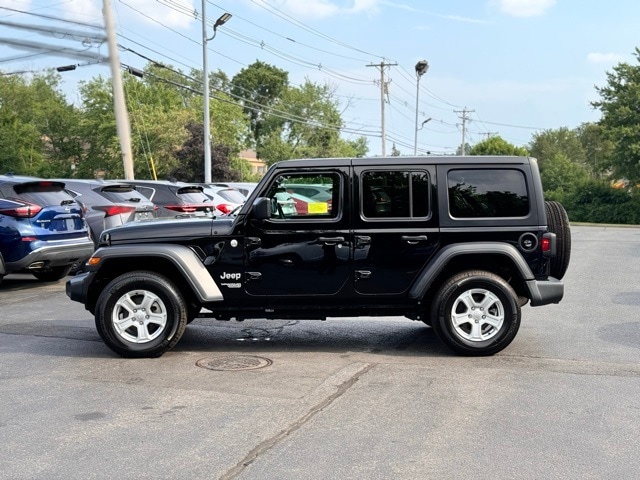 Used 2021 Jeep Wrangler Unlimited Sport S with VIN 1C4HJXDG1MW554621 for sale in Acton, MA