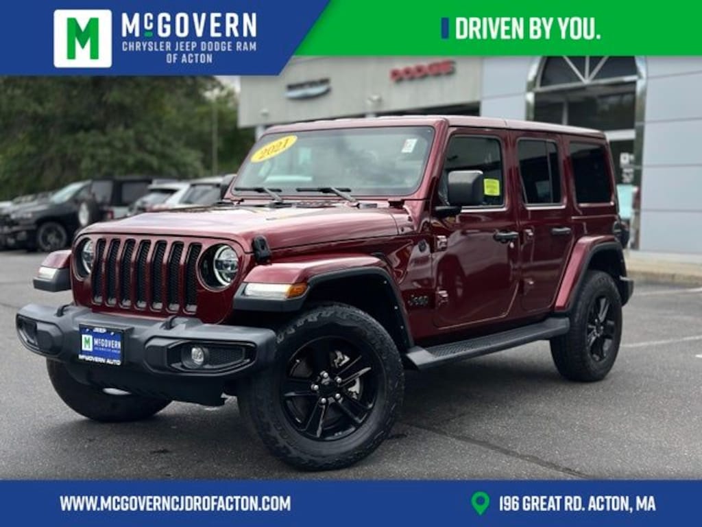 Used 2021 Jeep Wrangler Unlimited Sahara Altitude SUV