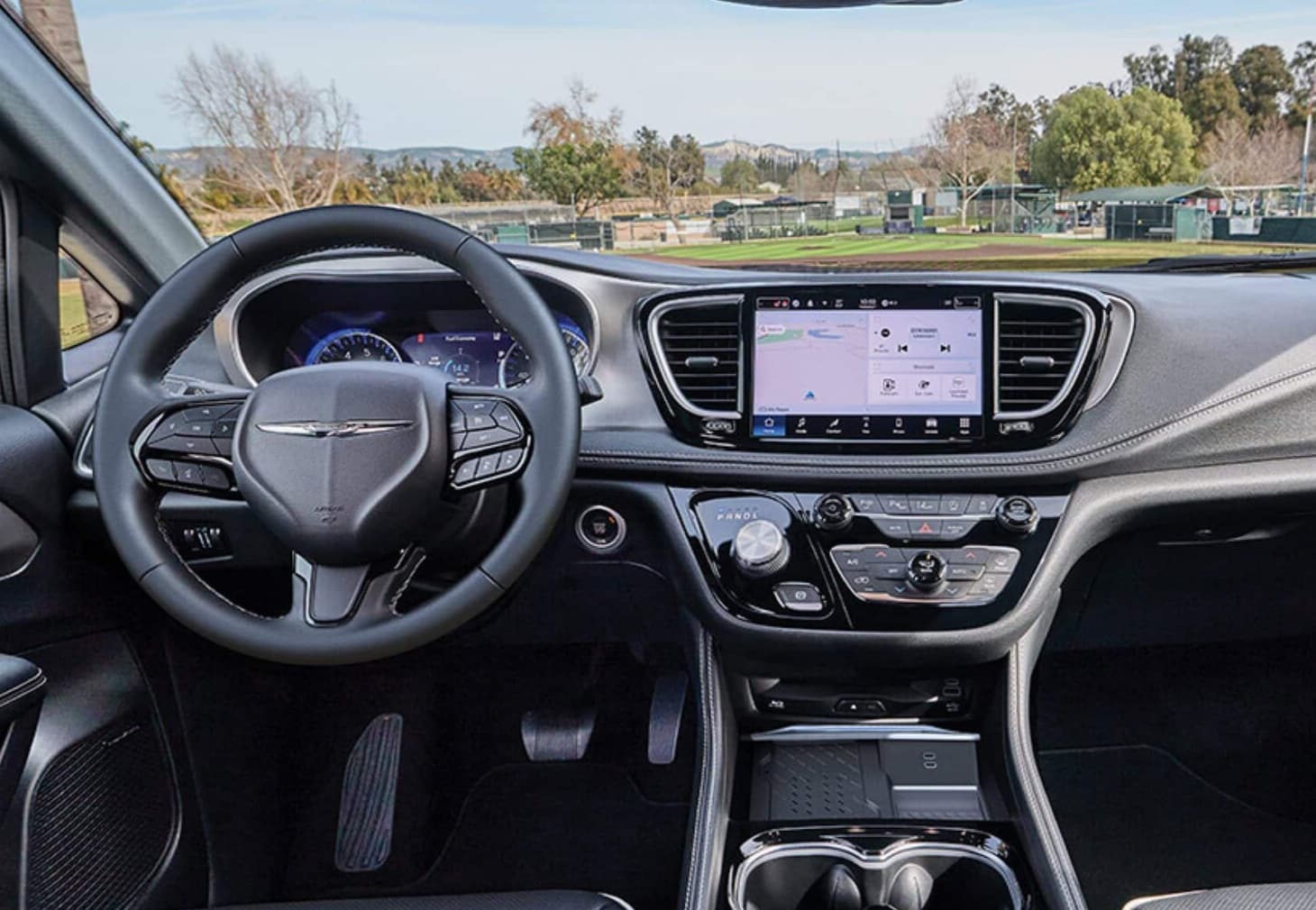  Chrysler Pacifica dashboard view