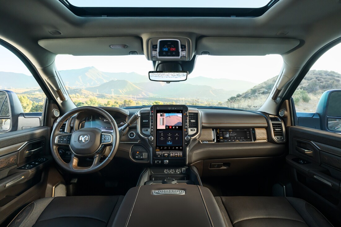 2025 Ram 3500 dashboard view