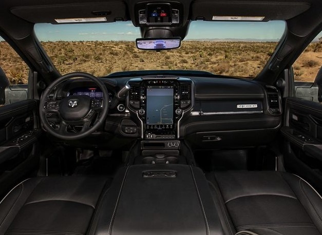 Ram 2500HD dashboard view
