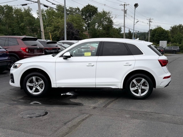 Used 2021 Audi Q5 Premium with VIN WA1AAAFY9M2007571 for sale in Acton, MA