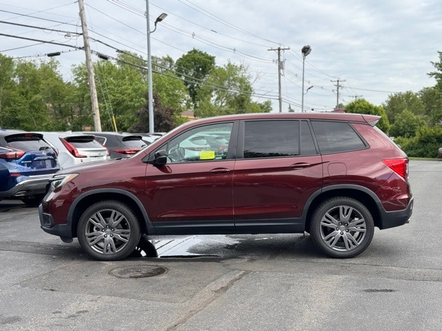 Used 2021 Honda Passport EX-L with VIN 5FNYF8H51MB003383 for sale in Acton, MA