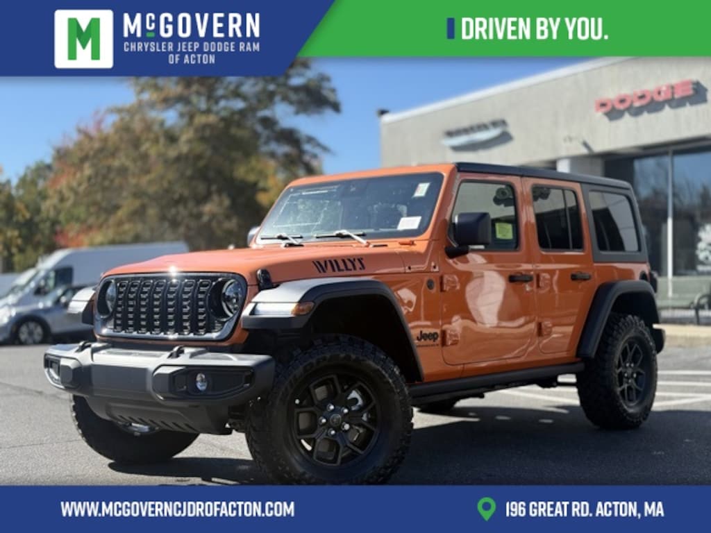 New 2025 Jeep Wrangler Willys Sport Utility