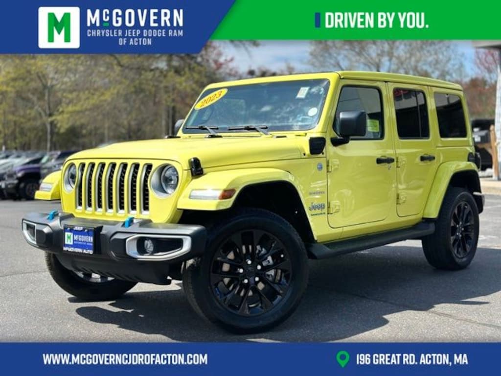 Used 2023 Jeep Wrangler Sahara 4xe Sky One Touch SUV