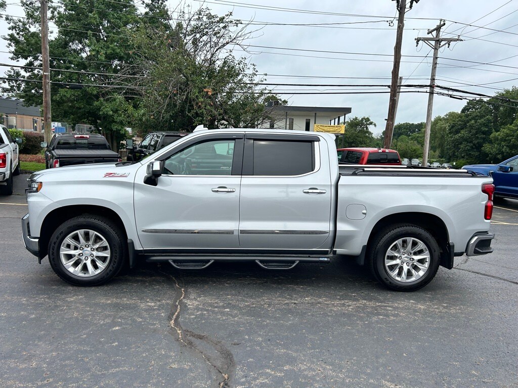 Used 2019 Chevrolet Silverado 1500 LTZ with VIN 1GCUYGEL1KZ427711 for sale in Shrewsbury, MA