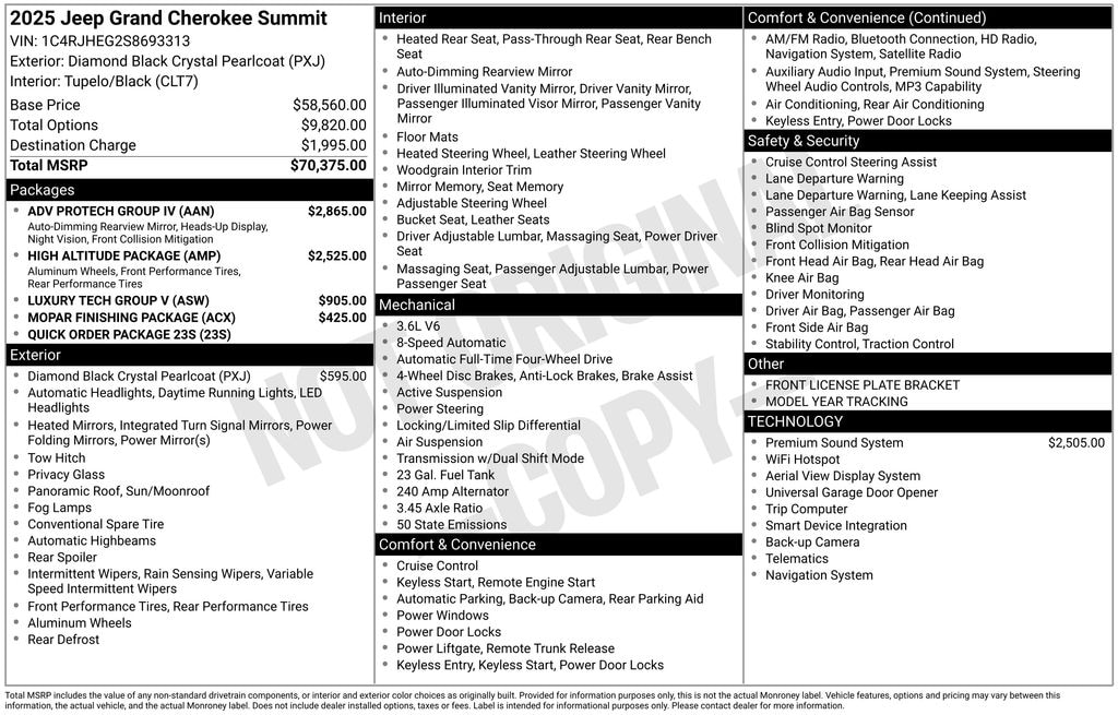 Used 2025 Jeep Grand Cherokee Summit SUV