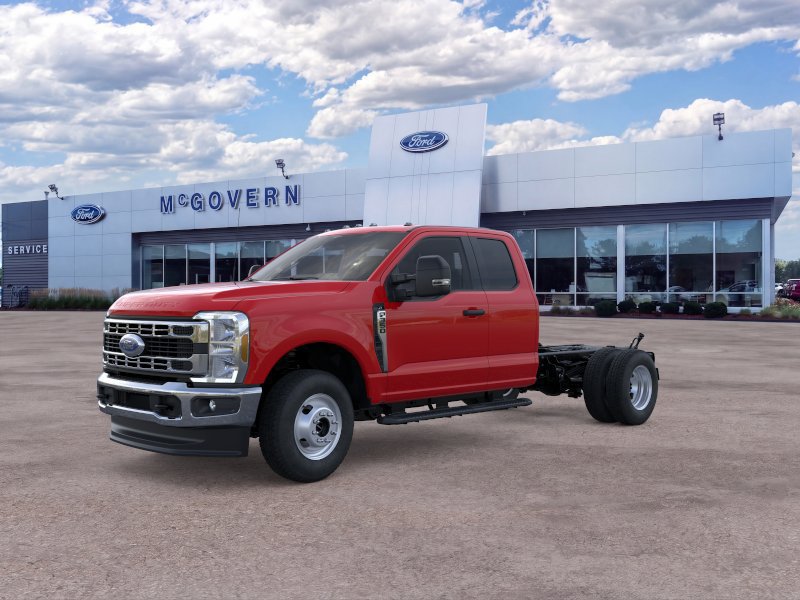 New 2026 Ford F-350SD Super Cab 2/3yd Steel Dump Chassis
