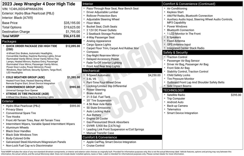 2023 Jeep Wrangler 4-Door High Tide's photo