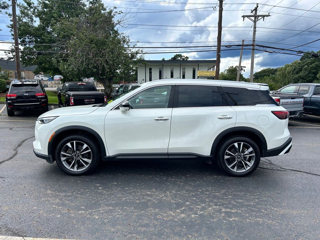 Used 2023 INFINITI QX60 LUXE with VIN 5N1DL1FS6PC346615 for sale in Lowell, MA