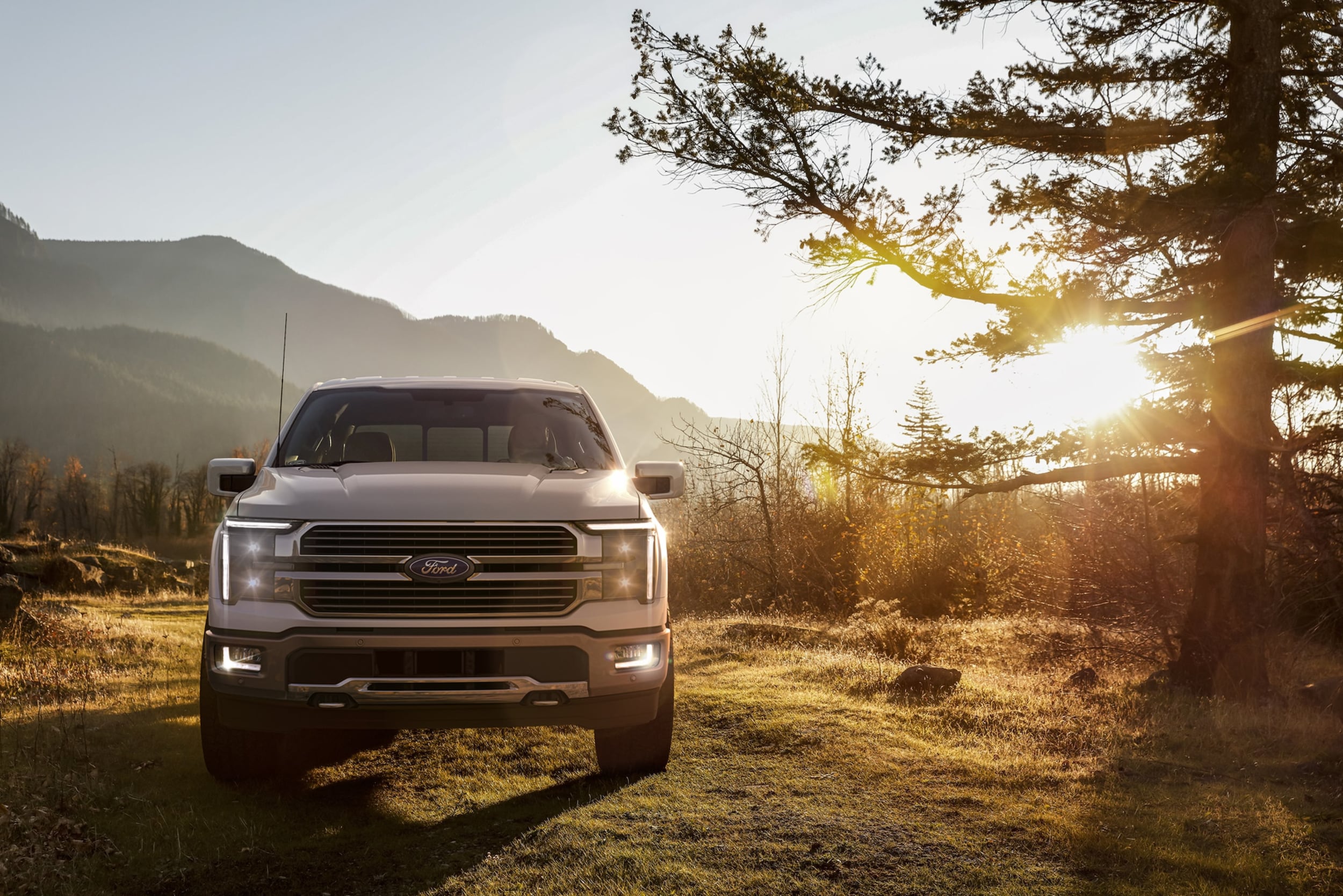 Ford F-150 on dirt road