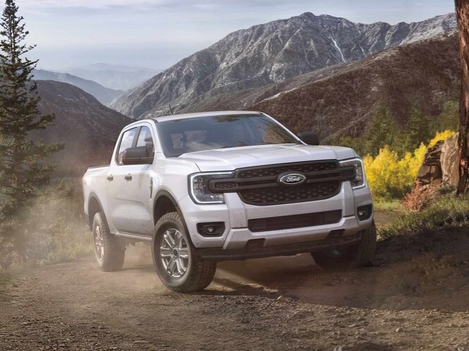  Ford Ranger on dirt road