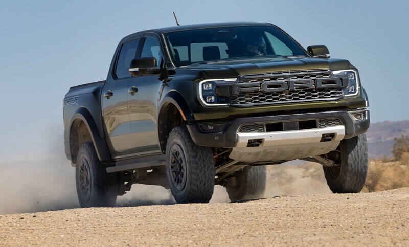 Ford Ranger on dirt road