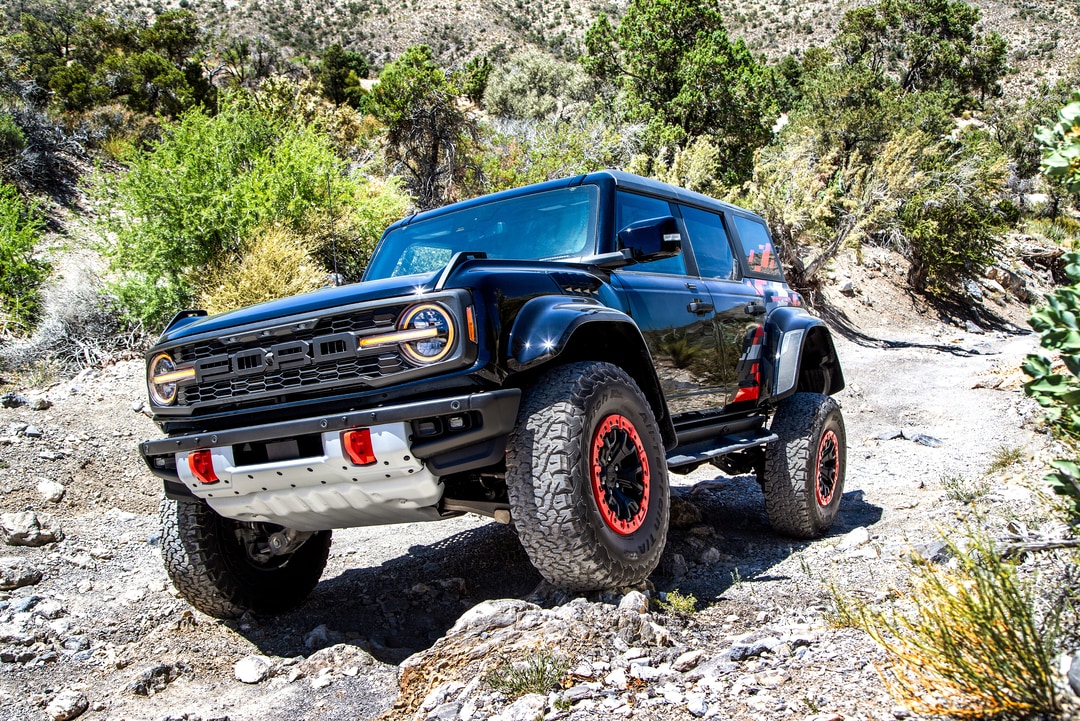  Ford Bronco on rocky trail